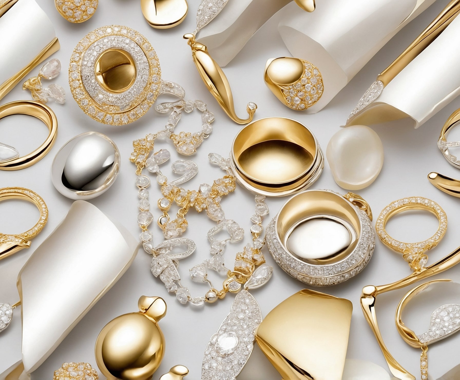Delicados diseños en oro y plata para elegancia diaria